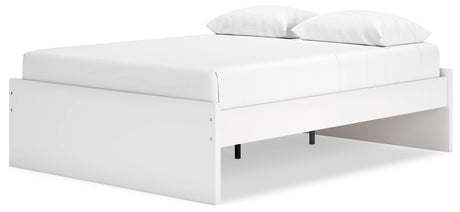 Onita White Queen Platform Bed - Ornate Home