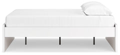 Onita White Queen Platform Bed - Ornate Home