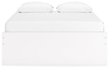 Onita White Queen Platform Bed with 2 Side Storage (Online Special Price) - Ornate Home