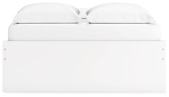 Onita White Queen Platform Bed with 2 Side Storage - Ornate Home