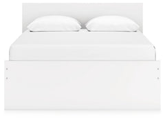Onita White Queen Storage Bed, Chest and Nightstand - Ornate Home