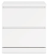 Onita White Queen Storage Bed, Chest and Nightstand - Ornate Home