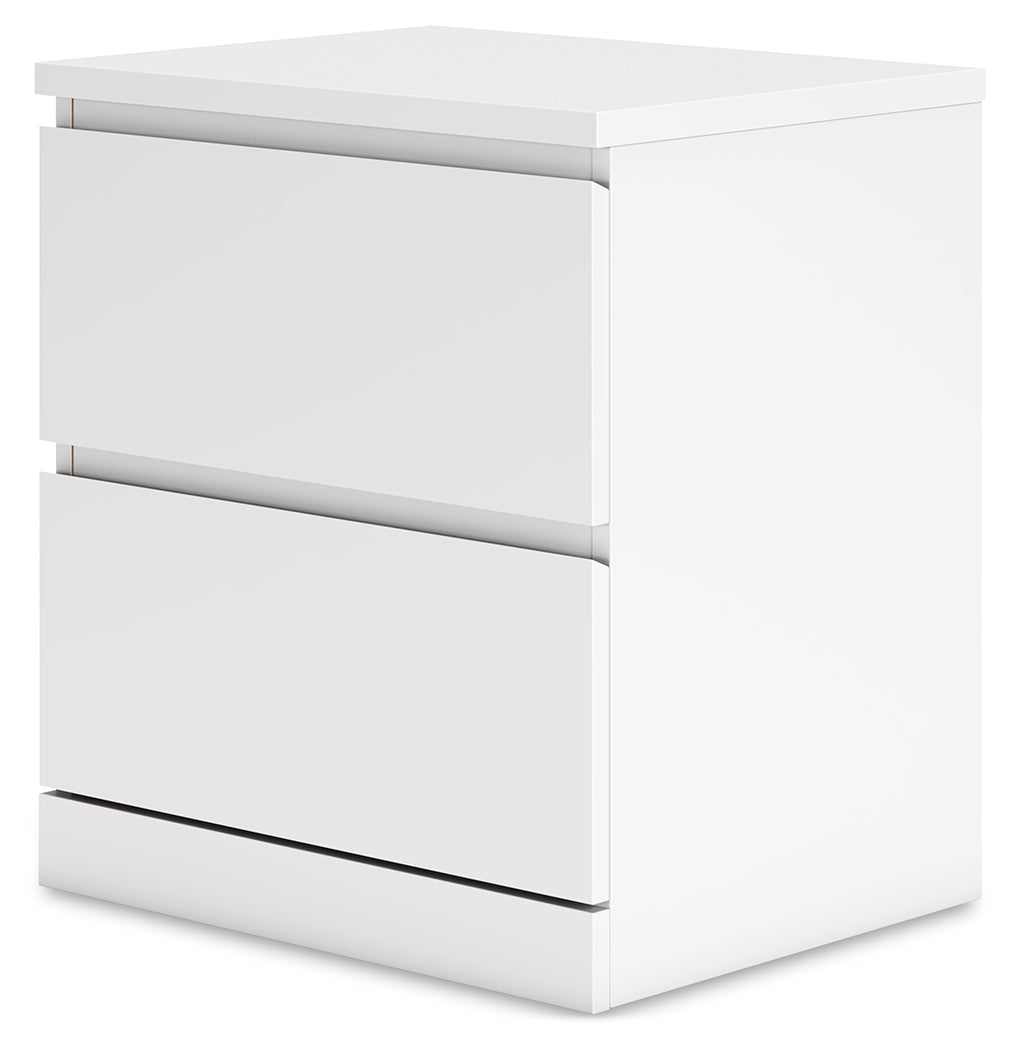 Onita White Queen Storage Bed, Chest and Nightstand - Ornate Home