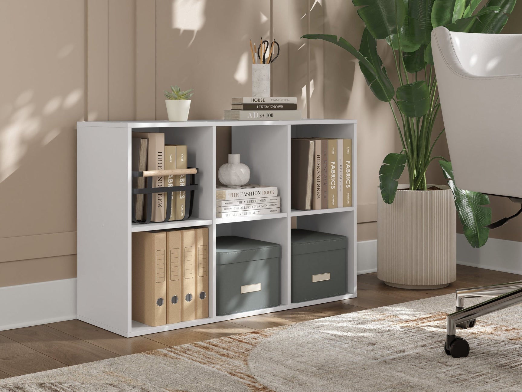 Onita White Six Cube Organizer (Online Special Price) - Ornate Home
