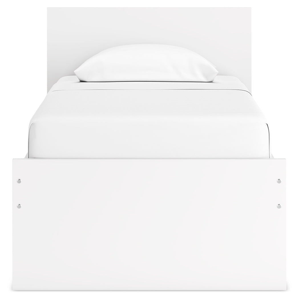 Onita White Twin Panel Platform Bed (Online Special Price) - Ornate Home