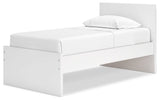 Onita White Twin Panel Platform Bed (Online Special Price) - Ornate Home