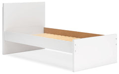 Onita White Twin Panel Platform Youth Bed - Ornate Home