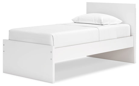 Onita White Twin Panel Platform Youth Bed - Ornate Home