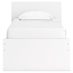 Onita White Twin Panel Platform Youth Bed - Ornate Home
