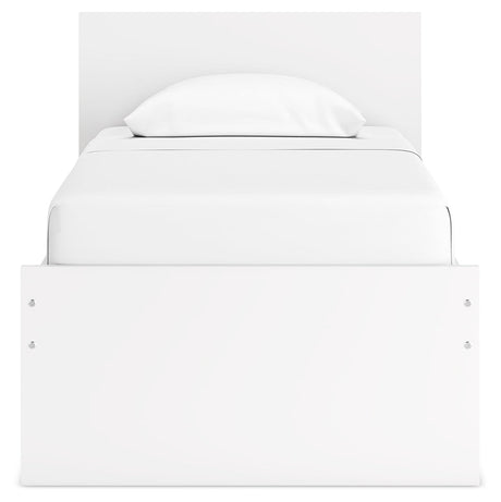 Onita White Twin Panel Platform Youth Bed - Ornate Home