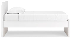 Onita White Twin Panel Platform Youth Bed - Ornate Home