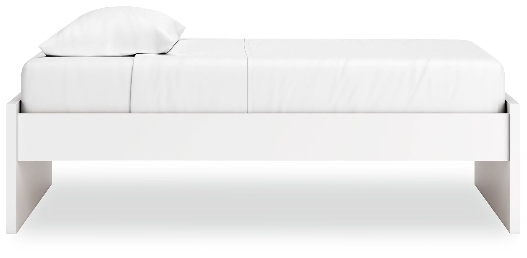 Onita White Twin Platform Bed (Online Special Price) - Ornate Home