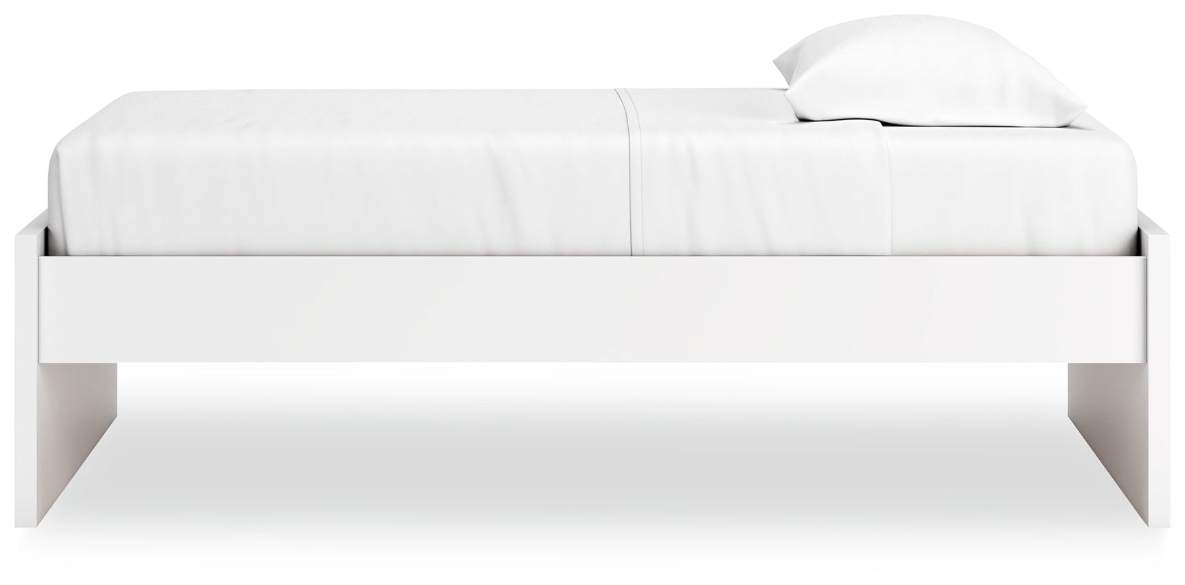 Onita White Twin Platform Bed (Online Special Price) - Ornate Home