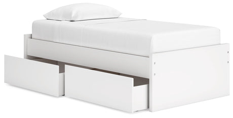 Onita White Twin Platform Youth Bed - Ornate Home