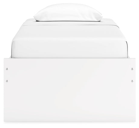 Onita White Twin Platform Youth Bed - Ornate Home