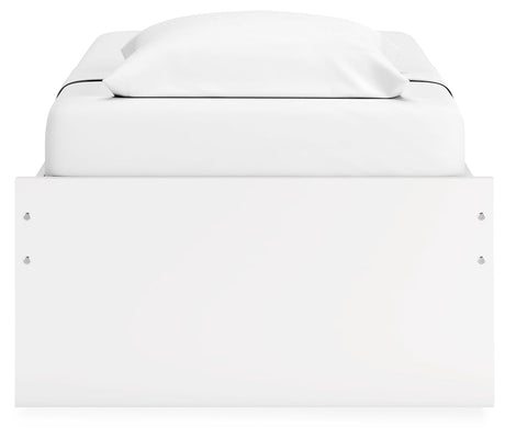 Onita White Twin Platform Youth Bed - Ornate Home