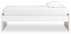 Onita White Twin Platform Youth Bed - Ornate Home