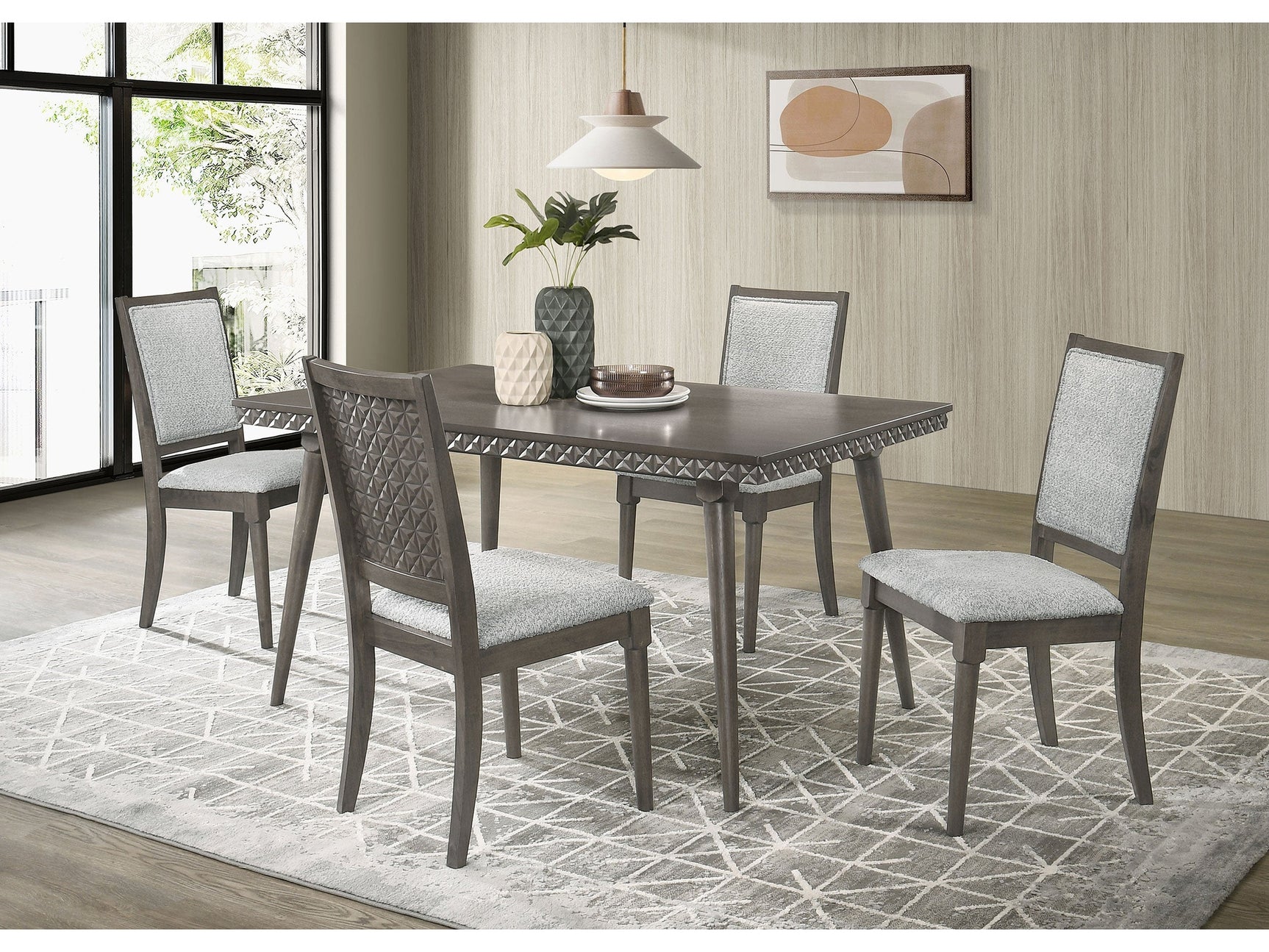 Onslow Dark Brown Dining Room Set - Ornate Home