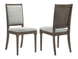 Onslow Dark Brown Side Chair (Set of 2) - Ornate Home