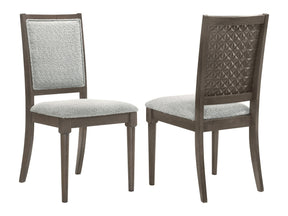 Onslow Dark Brown Side Chair (Set of 2) - Ornate Home