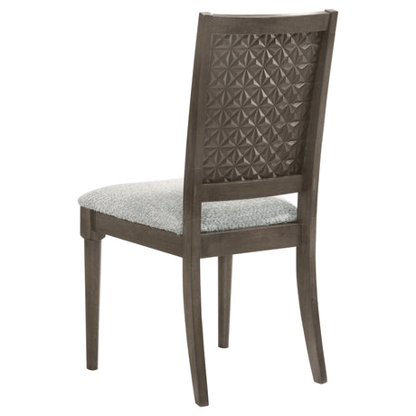 Onslow Dark Brown Side Chair (Set of 2) - Ornate Home