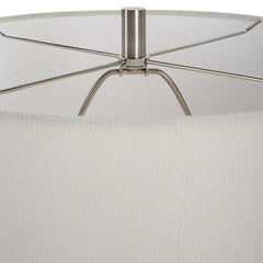 Opal Gloss White Table Lamp - Ornate Home