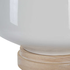 Opal Gloss White Table Lamp - Ornate Home
