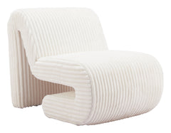 Opam White Accent Chair - Ornate Home