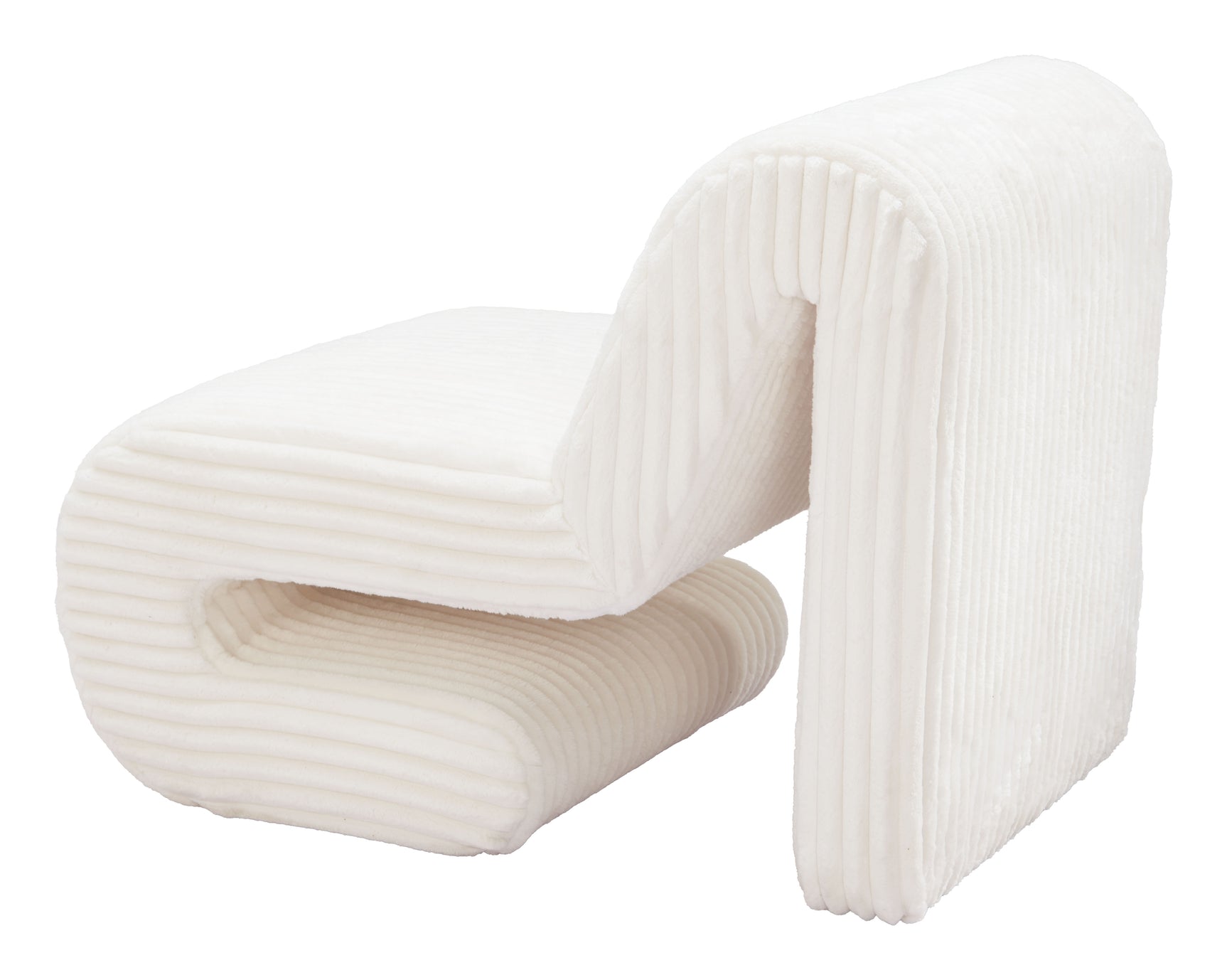 Opam White Accent Chair - Ornate Home
