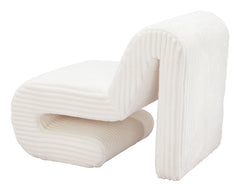 Opam White Accent Chair - Ornate Home