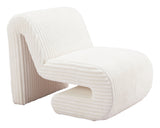 Opam White Accent Chair - Ornate Home