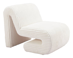 Opam White Accent Chair - Ornate Home