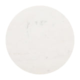 Ophelia White & Brass Side Table - Ornate Home