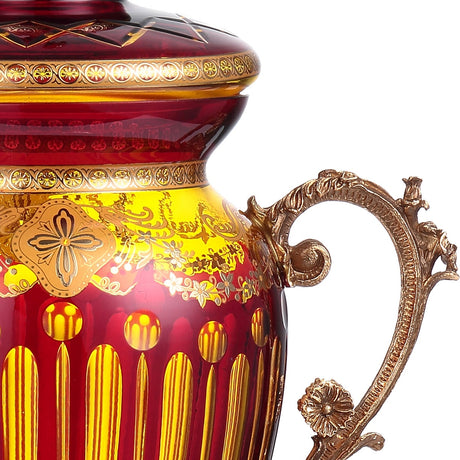 Ophia Red Urn  / HD-3016 - Ornate Home