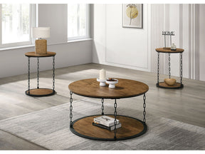 Ophira Natural 3 Pc. Table Set - Ornate Home