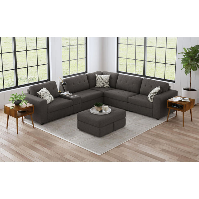 Options One Palmer Plus Ash 7-Piece Living Room Set