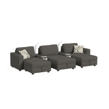 Options One Palmer Plus Ash 8-Piece Living Room Set - Ornate Home