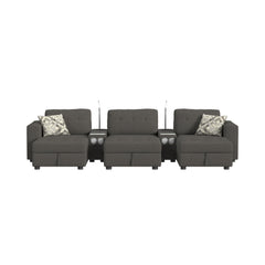 Options One Palmer Plus Ash 8-Piece Living Room Set