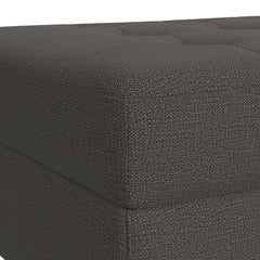 Options One Palmer Plus Ash Storage Ottoman - Ornate Home