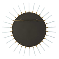 Oracle Gold Round Starburst Mirror - Ornate Home