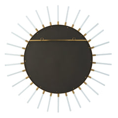 Oracle Gold Round Starburst Mirror - Ornate Home