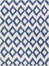 Oradell Blue Ikat Wool Rug - Clearance - Ornate Home