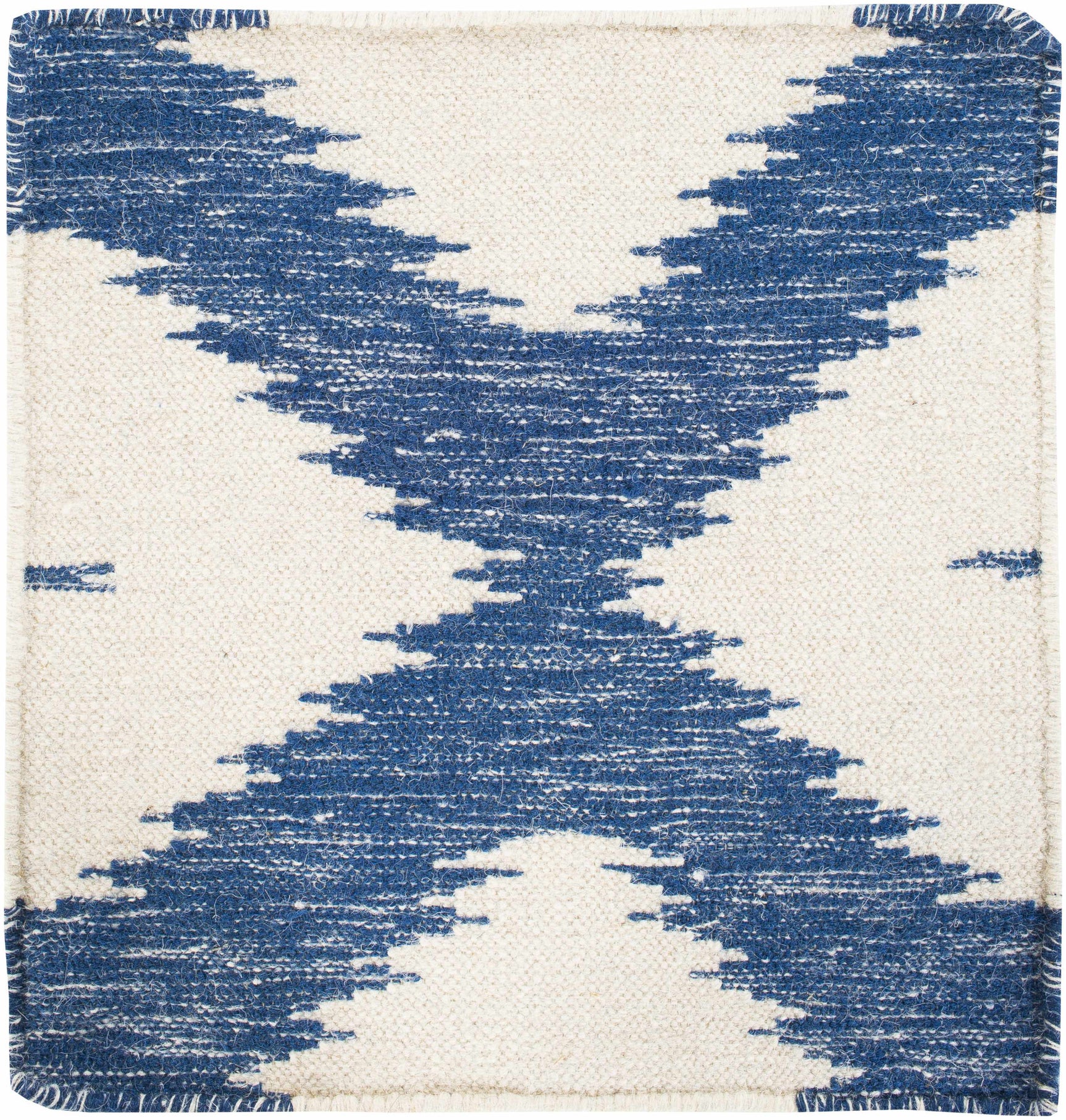 Oradell Blue Ikat Wool Rug - Clearance - Ornate Home