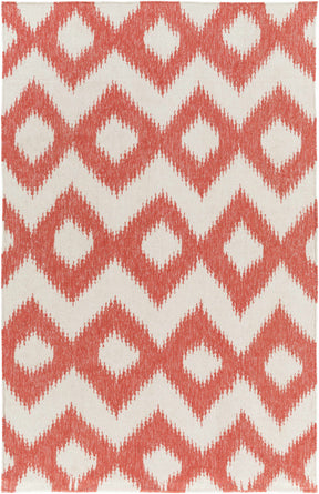 Oradell Red Ikat Wool Rug - Clearance - Ornate Home