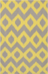 Oradell Yellow Ikat Wool Rug - Clearance - Ornate Home