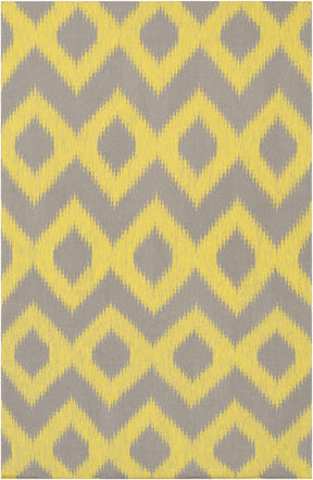 Oradell Yellow Ikat Wool Rug - Clearance - Ornate Home