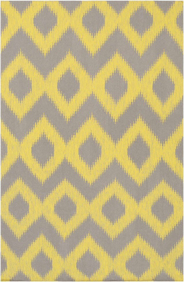 Oradell Yellow Ikat Wool Rug - Clearance - Ornate Home