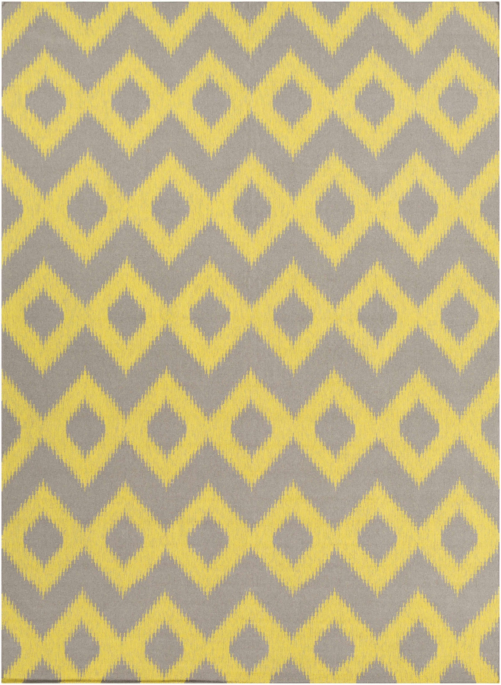 Oradell Yellow Ikat Wool Rug - Clearance - Ornate Home
