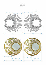 Orah Mirror - Clearance - Ornate Home