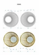 Orah Mirror - Clearance - Ornate Home
